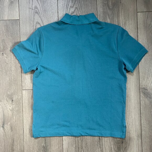 Athleta Pique Short Sleeve Polo New with tags Teal Size Small - Picture 5 of 5